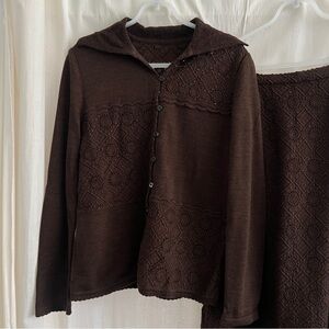 Lovely wool skirt set by Rochas